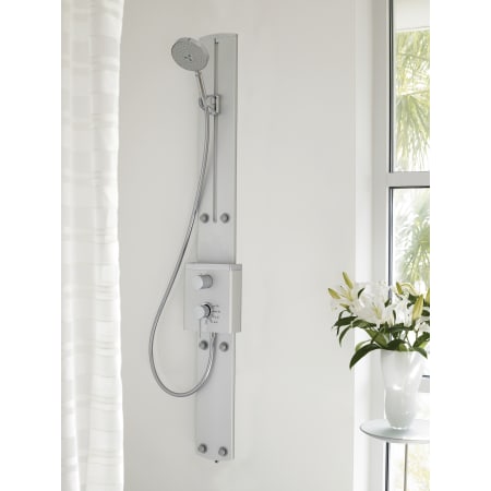 Hansgrohe-27005-Installed Shower Panel in Chrome