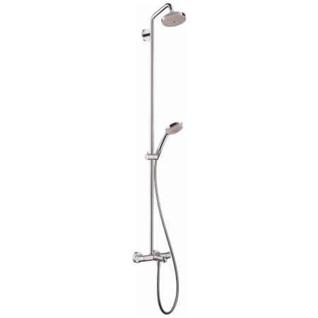 Hansgrohe Croma Thermostatic Showerpipe 150 1-Jet with Tub Filler, 2.0 GPM Chrome