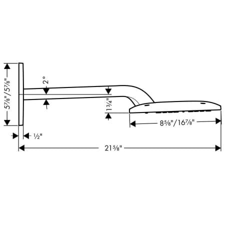 Hansgrohe-27372-Dimensional Drawing