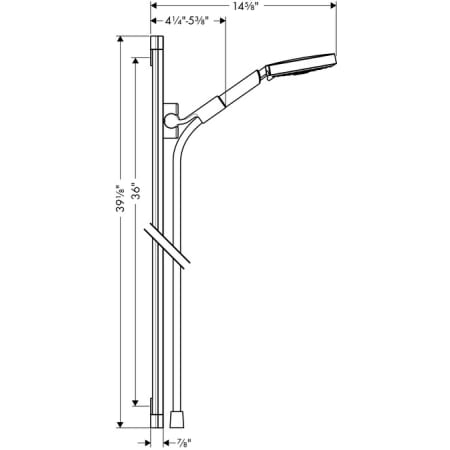 Hansgrohe-27658-Dimensional Drawing