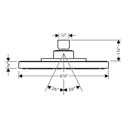 Hansgrohe-28484-Dimensional Drawing