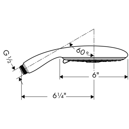 Hansgrohe-28518-Dimensional Drawing