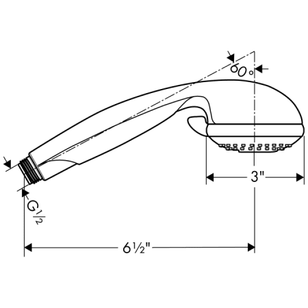 Hansgrohe-28570-Dimensional Drawing