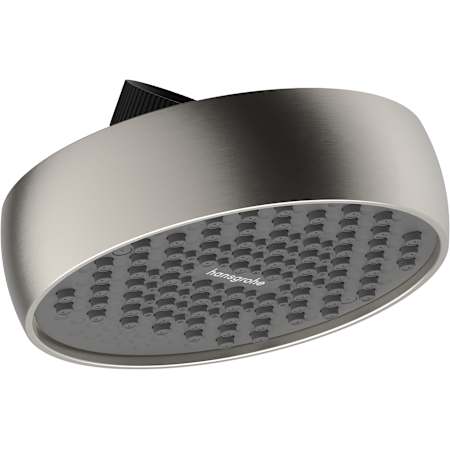 Hansgrohe Activera S Modern 2.5 GPM Single Function Rain Shower Head Brushed Nickel