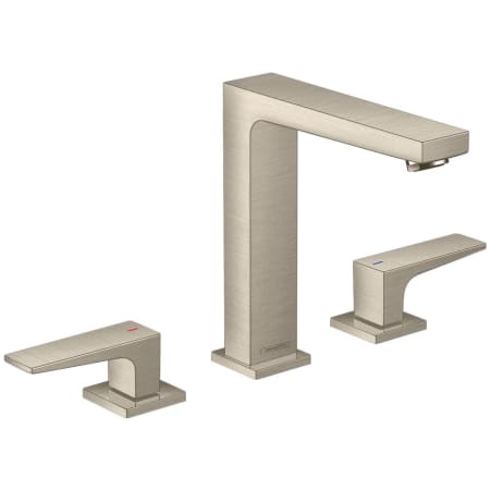 Hansgrohe Metropol 1.2 (GPM) Widespread Bathroom Faucet - Limited Lifetime Warranty Brushed Nickel