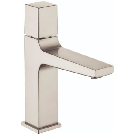 Hansgrohe Metropol 1.2 (GPM) Single Hole Bathroom Faucet with Push Button Handle Less Drain Assembly - Limited Lifetime Warranty Brushed Nickel