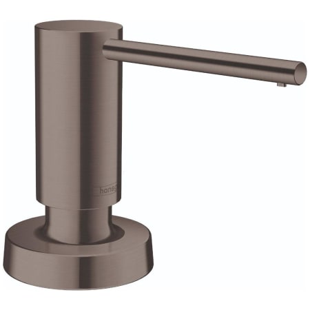 Hansgrohe Talis Deck Mounted Soap Dispenser with 16 oz Capacity Brushed Black Chrome