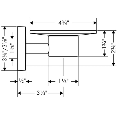 Hansgrohe-41502-Dimensional Drawing