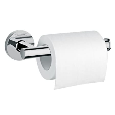 Hansgrohe Logis Universal Wall Mounted Euro Toilet Paper Holder without Cover Chrome