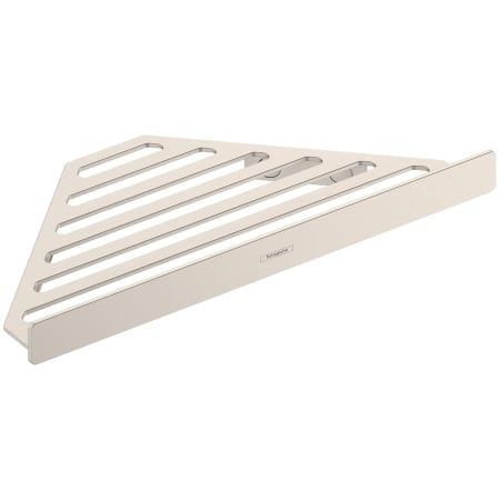 Hansgrohe AddStoris Q Corner Basket Brushed Nickel
