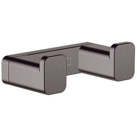 Hansgrohe AddStoris Double Robe Hook Brushed Black Chrome