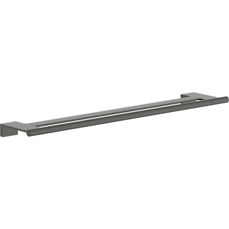Hansgrohe AddStoris S 26" Double Towel Bar Brushed Black Chrome