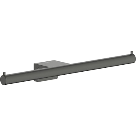 Hansgrohe AddStoris S Wall Mounted Double Toilet Paper Holder Brushed Black Chrome
