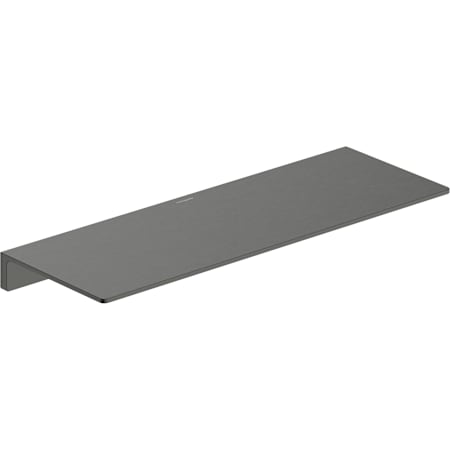 Hansgrohe AddStoris S 16" Metal Bathroom Shelf Brushed Black Chrome