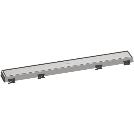 Hansgrohe RainDrain Match Trim 23-5/8" with Height Adjustable Frame Brushed Stainless Steel