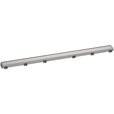Hansgrohe RainDrain Match Trim 39-3/8" with Height Adjustable Frame Brushed Stainless Steel