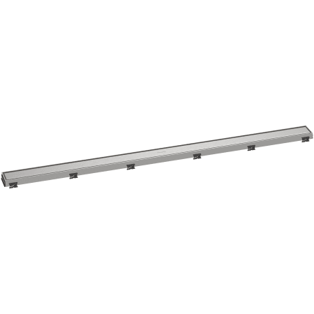 Hansgrohe RainDrain Match Trim 47-1/4" with Height Adjustable Frame Brushed Stainless Steel