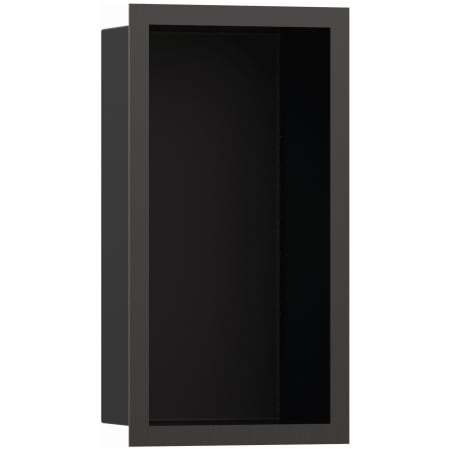 Hansgrohe XtraStoris Individual Wall Niche with Design Frame 12"x 6"x 4" Brushed Black Chrome