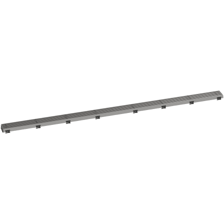 Hansgrohe RainDrain Match Boardwalk Trim 59-1/8" with Height Adjustable Frame Brushed Stainless Steel