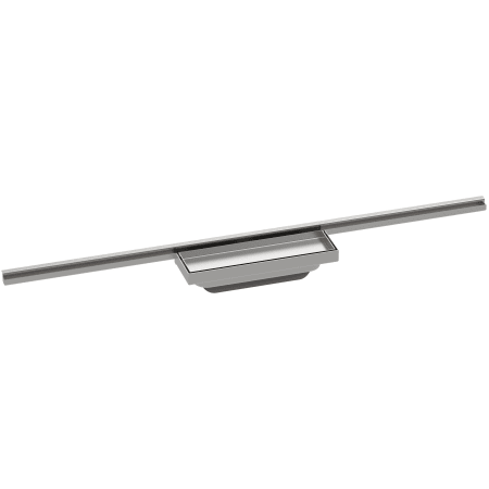 Hansgrohe RainDrain Minimalistic 31 1/2" Trim and Installation Shower Drain Set Brushed Stainless Steel