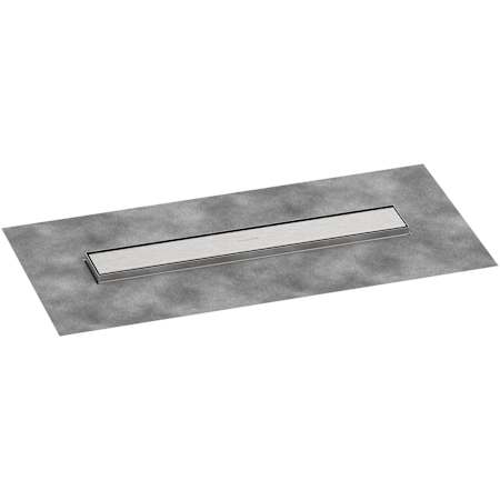 Hansgrohe RainDrain Go Complete Set Shower Drain Basic 19-11/16" Long Brushed Stainless Steel