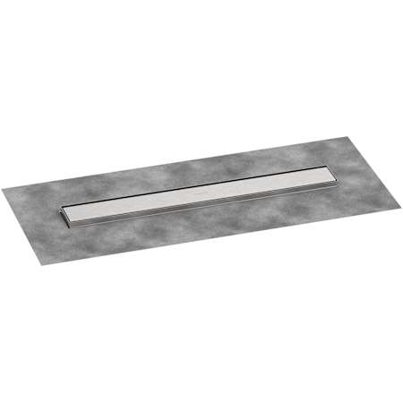 Hansgrohe RainDrain Go Complete Set Shower Drain Basic 23-5/8" Long Brushed Stainless Steel