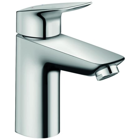 Hansgrohe Logis 1.0 GPM Single Hole Bathroom Faucet with EcoRight and ComfortZone Technologies - Less Drain Assembly Chrome