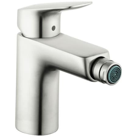 Hansgrohe Logis 1 GPM Bidet Faucet with Pop-Up Assembly Brushed Nickel