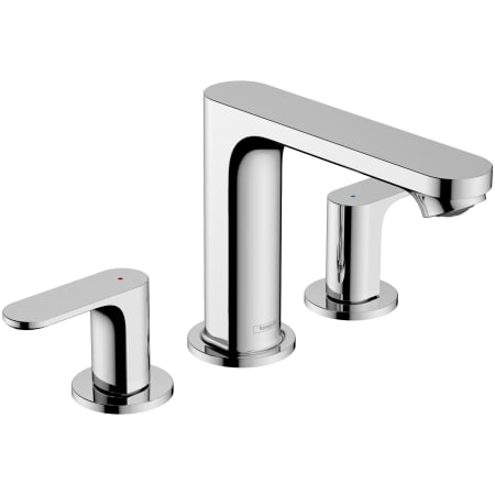 Hansgrohe Rebris S 1.2 GPM Widespread Bathroom Faucet with Pop-Up Drain Assembly Chrome