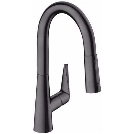 Hansgrohe Talis S 1.75 GPM Pull-Down Spray Prep Kitchen Faucet with Magentic Docking and Toggle Spray Diverter - Limited Lifetime Warranty Brushed Black Chrome