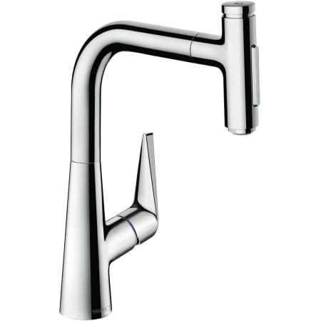 Hansgrohe Talis Select S 1.75 GPM Pull Out Kitchen Faucet HighArc Spout with Magnetic Docking & Toggle Spray Diverter - Limited Lifetime Warranty Chrome
