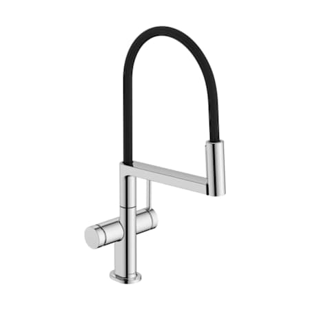 Hansgrohe Talis N 1.75 GPM Single Hole Semi-Pro Kitchen Faucet with 3 Spray Patterns Including PowderSpray Chrome