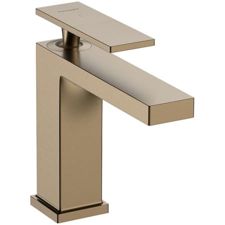 Hansgrohe Tecturis E 1.2 GPM Single Hole Bathroom Faucet with Pop-Up Drain Assembly Brushed Bronze