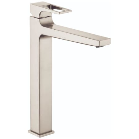 Hansgrohe Metropol 1.2 (GPM) Single Hole Bathroom Faucet with Loop Handle Less Drain Assembly - Limited Lifetime Warranty Brushed Nickel