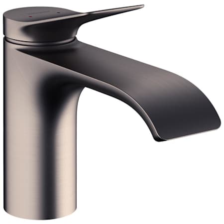Hansgrohe Vivenis 1.2 GPM Single Hole Bathroom Faucet with Pop-Up Drain Assembly Brushed Black Chrome