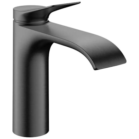 Hansgrohe Vivenis 1.2 GPM Single Hole Bathroom Faucet with Pop-Up Drain Assembly Brushed Black Chrome