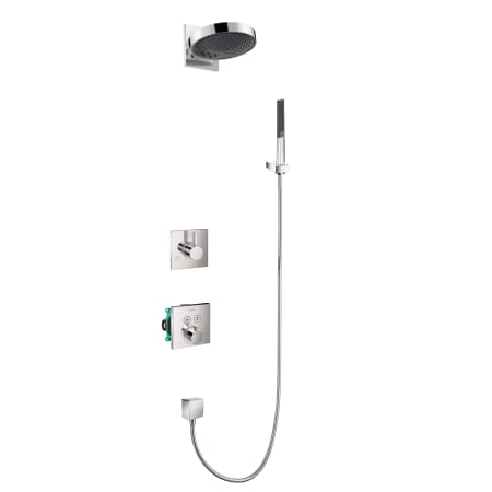 Hansgrohe Rainfinity 2.5 GPM Thermostatic Shower System with ShowerSelect Trim Chrome