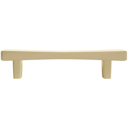 Hapny Home Diamond 4" Center to Center Square Hourglass Solid Brass Cabinet Bar Handle / Drawer Bar Pull Satin Brass