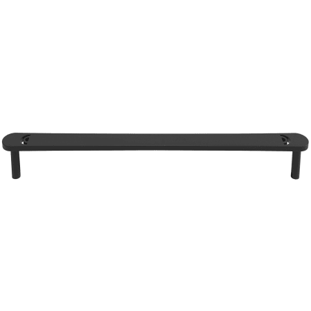 Hapny Home Horizon 12" Center to Center Modern Solid Brass Appliance Pull / Handle with Cut Outs Matte Black