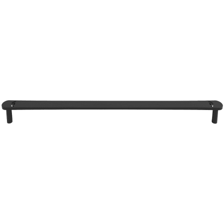 Hapny Home Horizon 18" Center to Center Flat Bar Solid Brass Designer Appliance Pull / Appliance Handle Matte Black