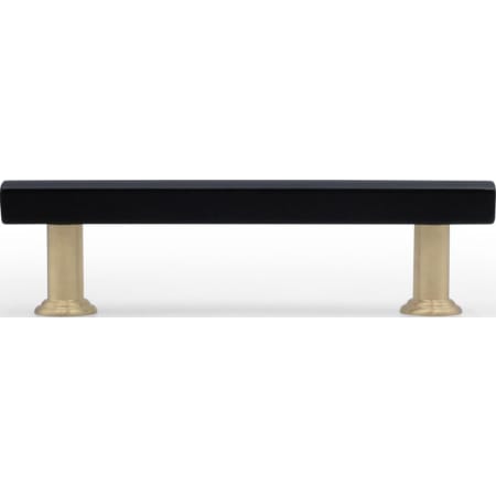 Matte Black / Satin Brass
