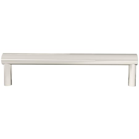 Hapny Home Sunburst 6" Center to Center Luxury Textured Solid Brass Cabinet Bar Handle / Drawer Pull Polished Nickel