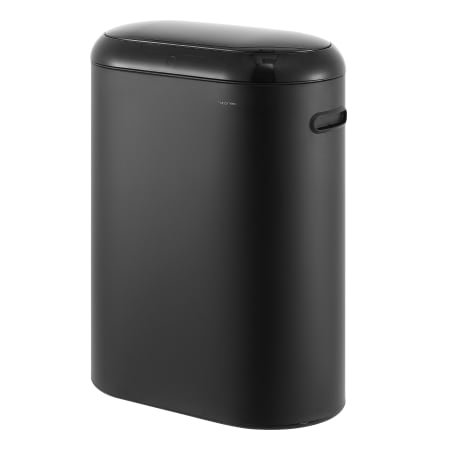 happimess Robo Kitchen 13.2 Gallon Slim Oval Motion Sensor Touchless Trash Can with Touch Mode Charcoal Black