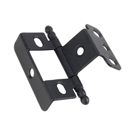 Hardware Resources 270 Degree Full Wrap Inset Flush Ball Tip Hinge for 3/4" Frame and 3/4" Door Matte Black