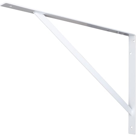 Hardware Resources 21-1/4" Deep Heavy Duty Shelf Bracket with 600 Pound Weight Capacity White