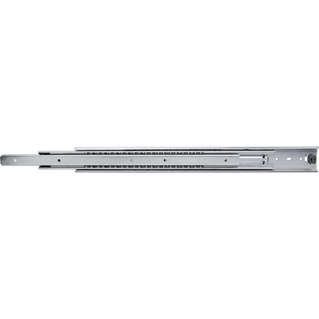 Hardware Resources 209FU Series PAIR of 22" Side Mount Over travel Drawer Slide with 225 Pound Weight Capacity Zinc