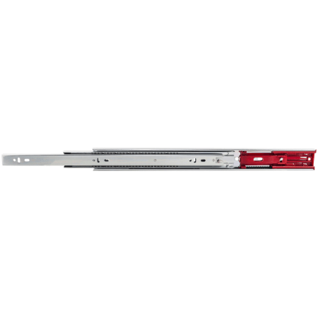 Hardware Resources 303-300 Series 18 Inch Heavy Duty Full Extension Side Mount Ball Bearing Drawer Slides with 100 Pound Weight Capacity and Soft-Close - Pair Zinc