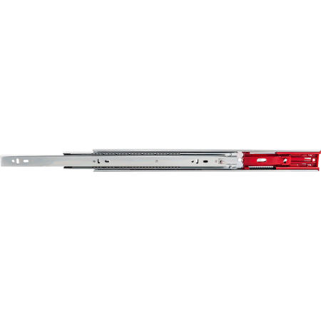 Hardware Resources 300 Series PAIR of 24" Heavy Duty Dura Close EZ Open Soft-Close 100 lb Full Extension Side Mount Ball Bearing Slides Zinc