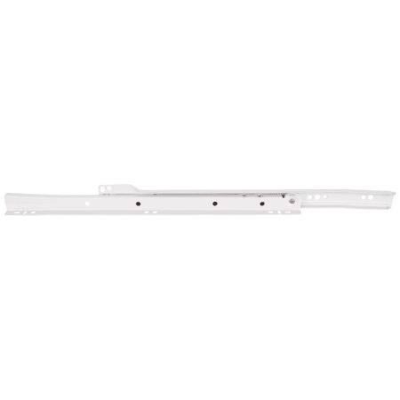 Hardware Resources 5000 Series Pack of (25) Pairs - 16 Inch 3/4 Extension Bottom Mount Euro Drawer Slides with 100 Lbs. Weight Capacity and Self Close White