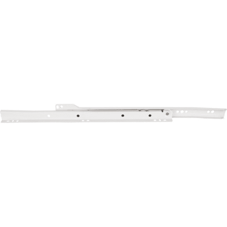 Hardware Resources 5000 Series 18 Inch 3/4 Extension Bottom Mount Euro Drawer Slide with 75 Pound Weight Capacity and Self Close - Pack of 20 White